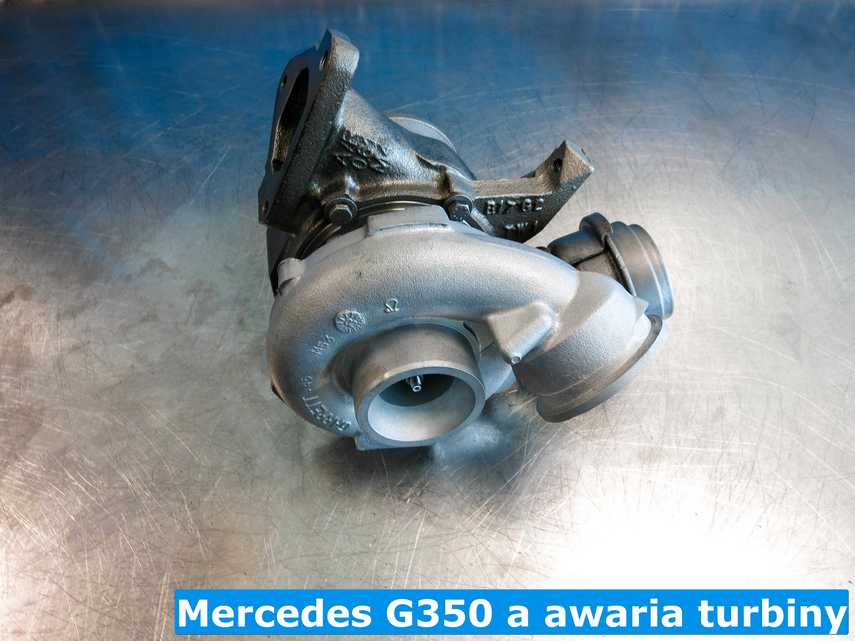Zregenerowana po awarii turbina z Mercedesa G350