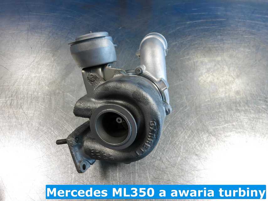 Regenerowana po awarii turbina z Mercedesa ML350