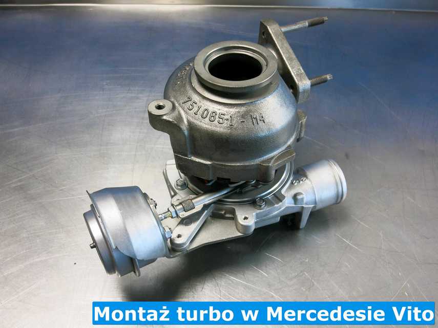 Gotowa do montażu turbosprężarka do Mercedesa Vito