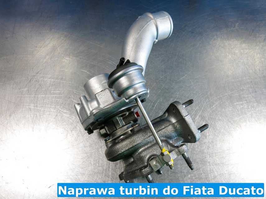 Turbosprężarka z Fiata Ducato po procesie regeneracji
