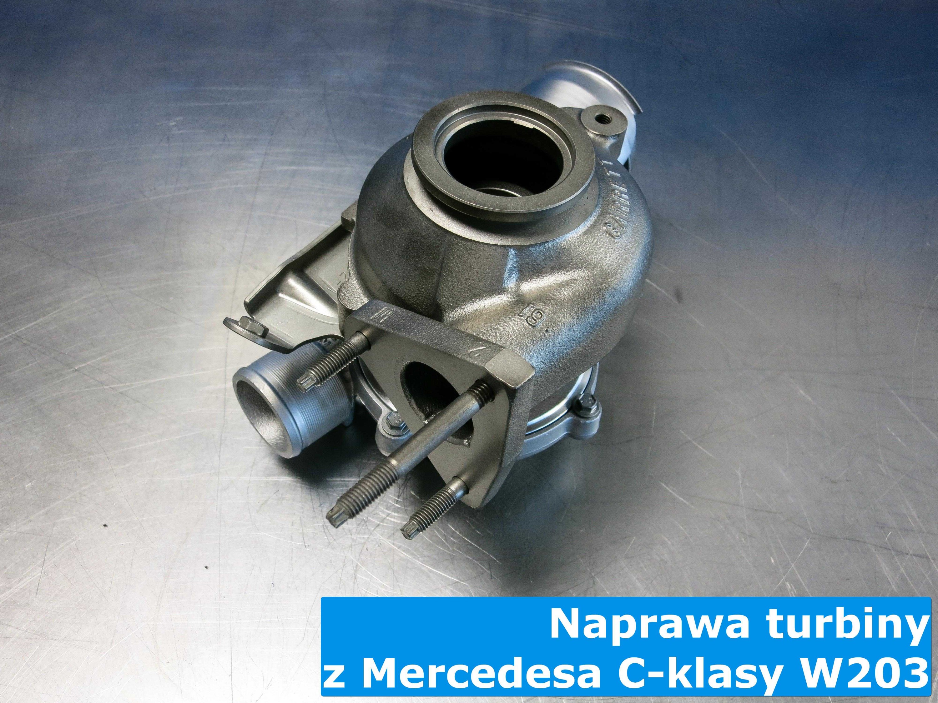 Mercedes, C-Klasa W203 • Regeneracja Turbosprężarek, Naprawa Turbin Do Samochodów Marki Mercedes Model C-Klasa W203.