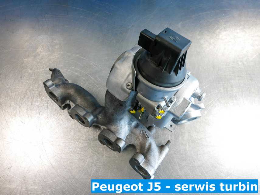 Serwisowana po awarii turbosprężarka z Peugeota J5
