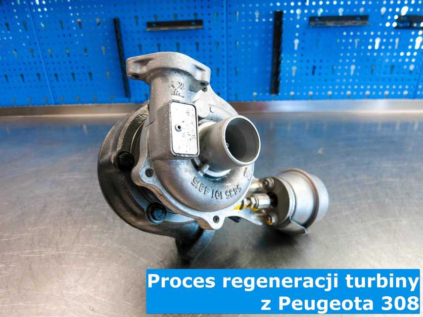 Zregenerowana turbosprężarka do Peugeota 308