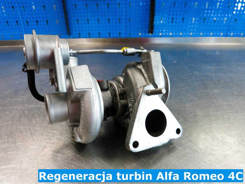 Alfa Romeo 4C ze zregenerowaną turbiną