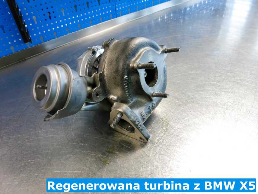 Etap regeneracji turbosprężarki z BMW X5 - diagnostyka