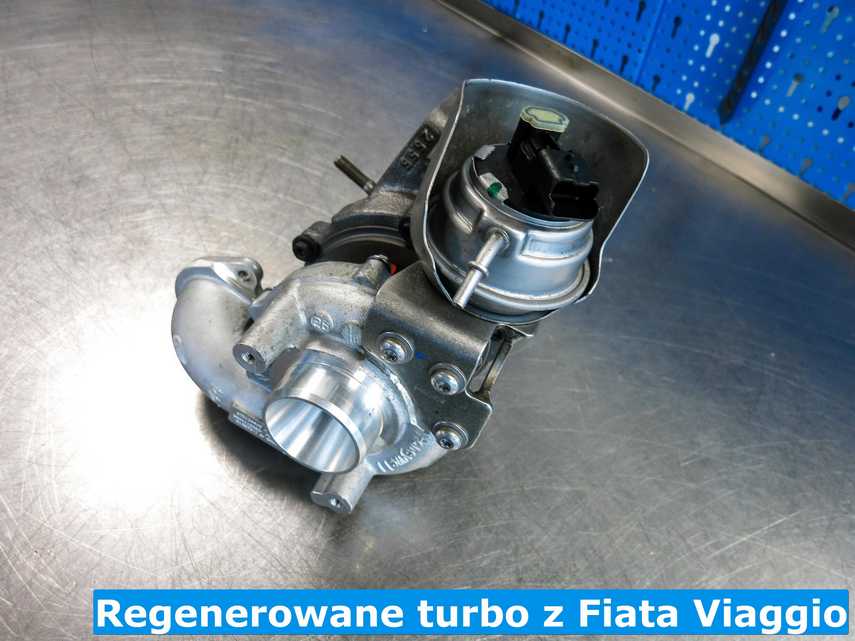 Proces regeneracji turbin - turbosprężarka z Fiata Viaggio po regeneracji