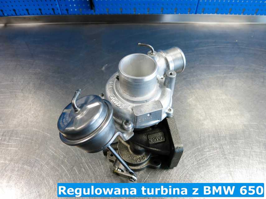 Turbo z BMW 650 po regulacji