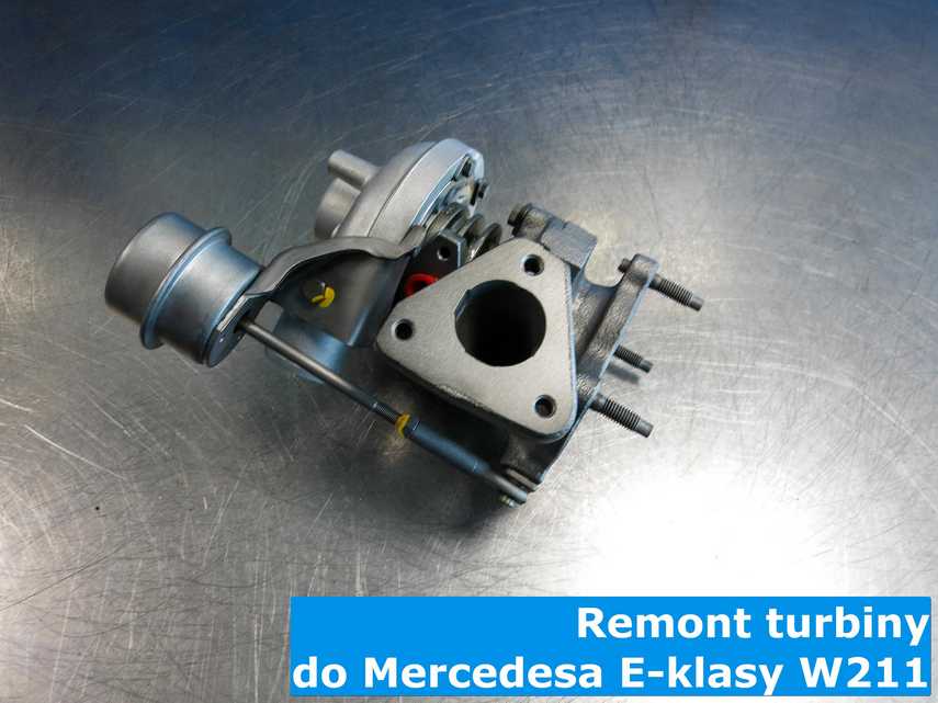 Turbosprężarka po regeneracji w serwisie do Mercedesa E-klasy W211