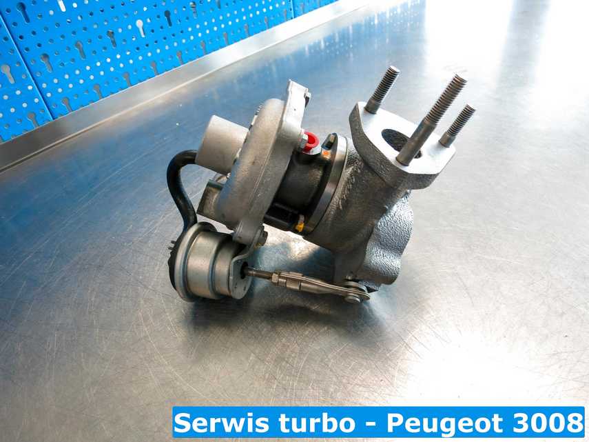 Serwisowana turbosprężarka z Peugeota 3008