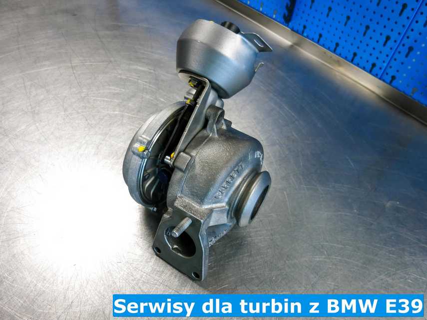 Turbo BMW E39 podczas regeneracji
