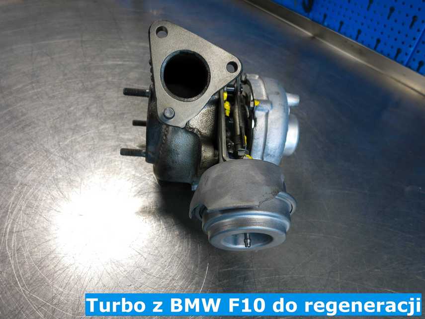 Turbo od BMW F10 przed procesem naprawy