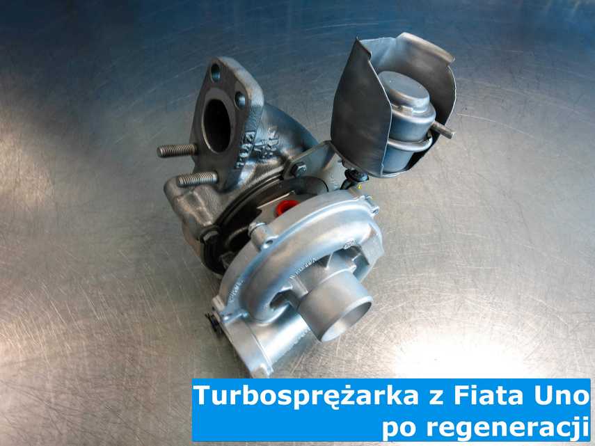 Zregenerowana turbosprężarka z Fiata Uno