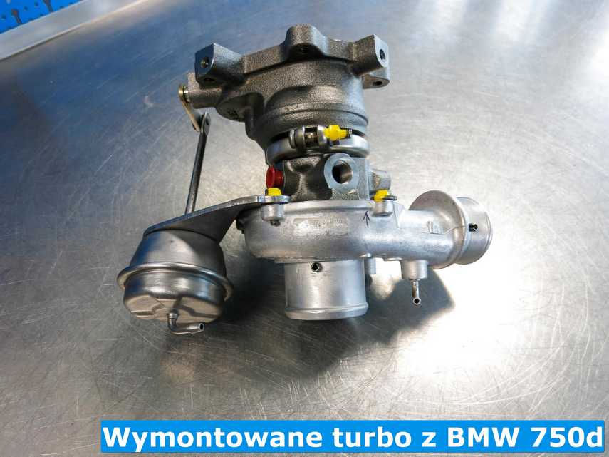Turbosprężarka z BMW 750d gotowa do regeneracji