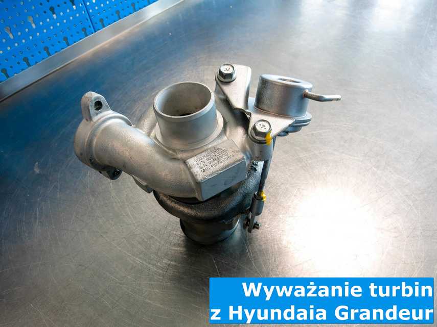 Wyważona turbosprężarka gotowa do montażu w Hyundaiu Grandeur