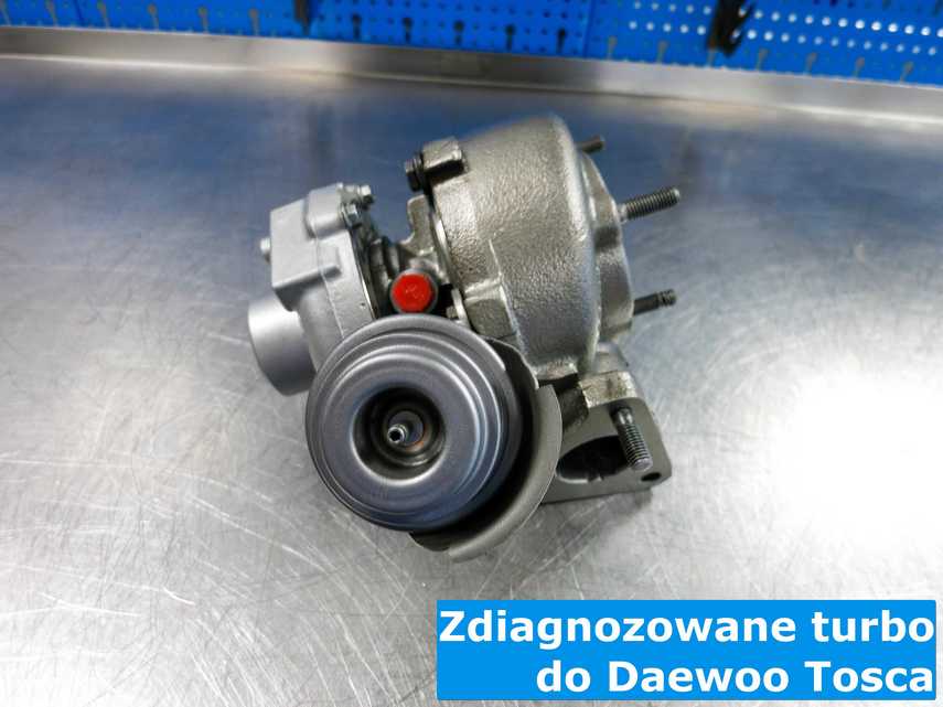 Turbosprężarka z Daewoo Tosca po procesie diagnostyki i naprawy