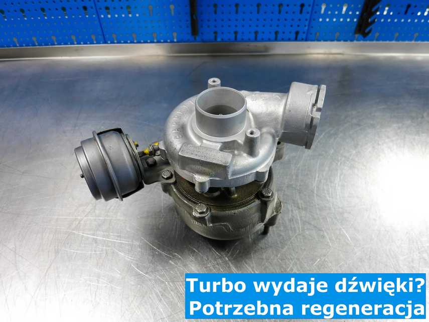 Jeśli turbosprężarka zacznie wydawać dźwięki jak ta ze zdjęcia, konieczna jest jej regeneracja