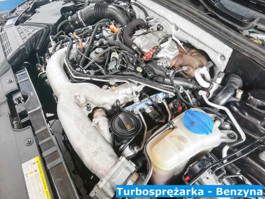 W silnikach benzynowych również można znaleźć turbosprężarki