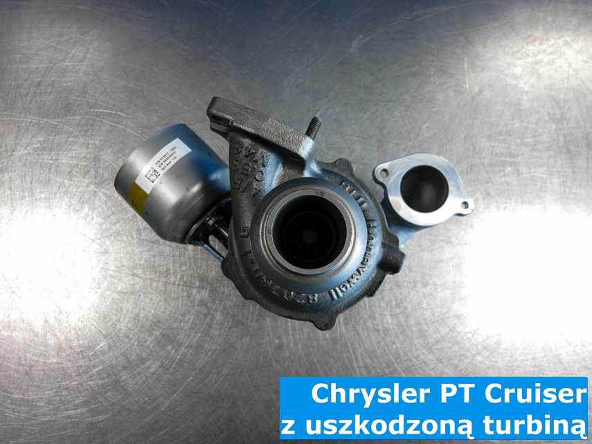 Turbosprężarka z Chryslera PT Cruisera naprawiona po regeneracji
