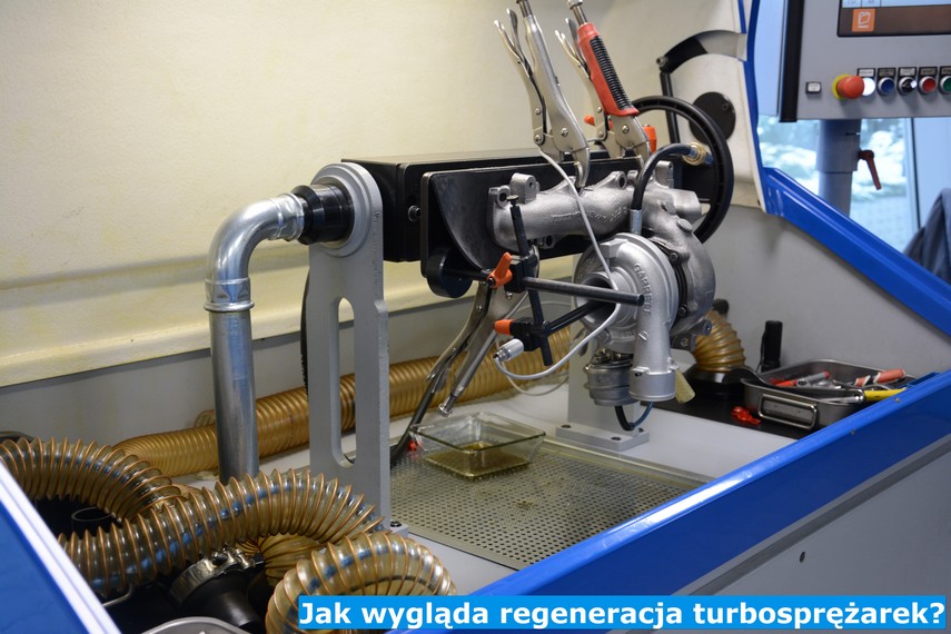 Przebieg regeneracji turbosprężarki