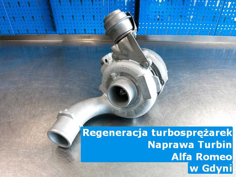 Turbosprężarka z auta Alfa Romeo remontowana z Gdyni