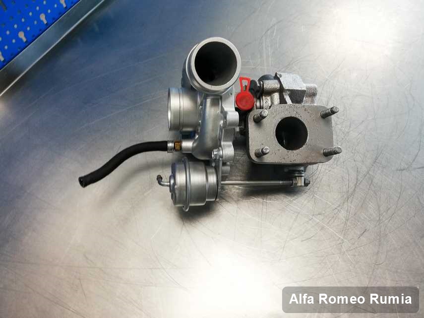Zregenerowana w pracowni w Rumi turbina do pojazdu koncernu Alfa Romeo przygotowana w warsztacie naprawiona przed spakowaniem