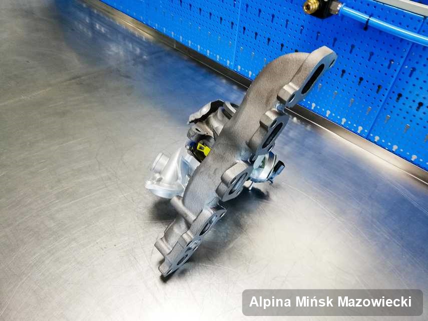 Wyremontowana w pracowni regeneracji w Mińsku Mazowieckim turbina do pojazdu spod znaku Alpina przygotowana w pracowni po naprawie przed spakowaniem