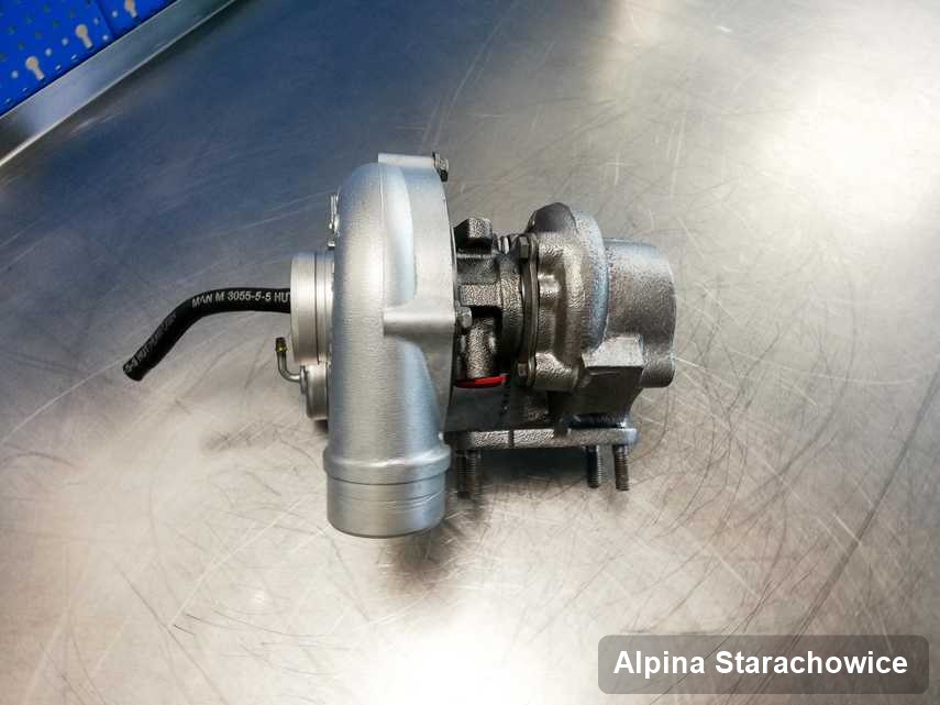 Wyczyszczona w laboratorium w Starachowicach turbina do osobówki marki Alpina przygotowana w pracowni wyremontowana przed spakowaniem
