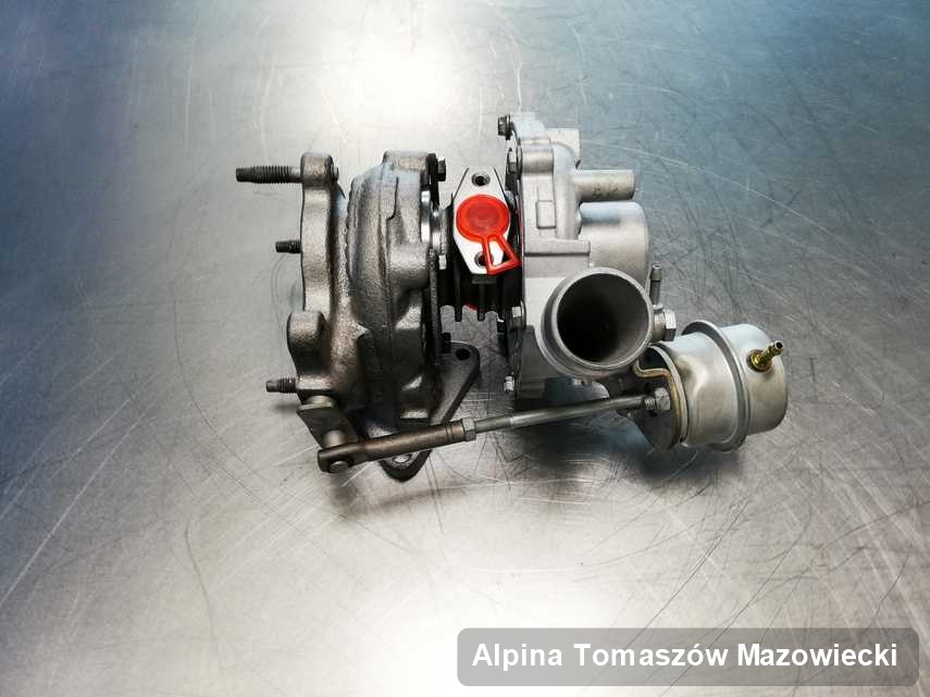 Wyczyszczona w firmie zajmującej się regeneracją w Tomaszowie Mazowieckim turbosprężarka do pojazdu z logo Alpina przygotowana w laboratorium po remoncie przed nadaniem