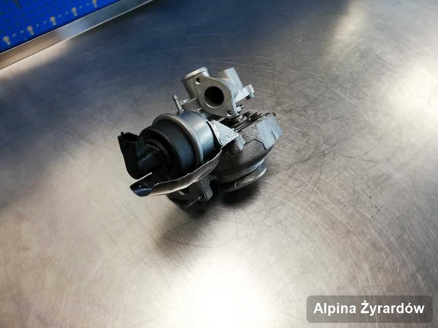Wyremontowana w firmie zajmującej się regeneracją w Żyrardowie turbosprężarka do samochodu firmy Alpina przyszykowana w laboratorium wyremontowana przed wysyłką