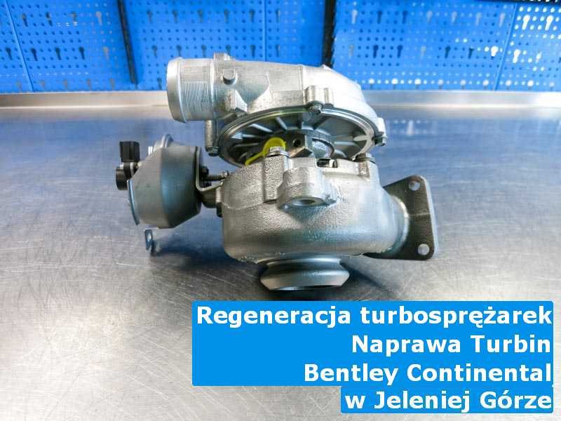 Turbina z auta Bentley Continental dostarczona do zakładu regeneracji pod Jelenią Górą
