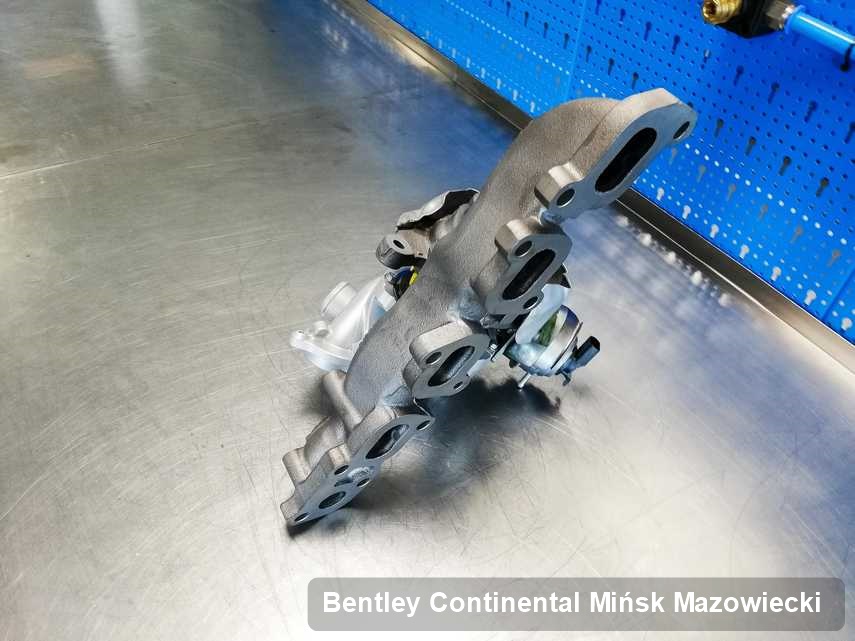 Wyremontowana w przedsiębiorstwie w Mińsku Mazowieckim turbosprężarka do aut  marki Bentley Continental przygotowana w pracowni naprawiona przed wysyłką