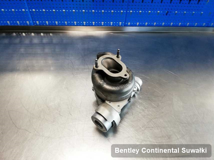 Zregenerowana w firmie zajmującej się regeneracją w Suwałkach turbina do aut  producenta Bentley Continental przyszykowana w pracowni naprawiona przed wysyłką
