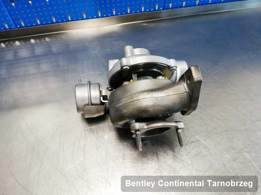 Wyremontowana w firmie w Tarnobrzegu turbina do auta firmy Bentley Continental przygotowana w warsztacie wyremontowana przed spakowaniem