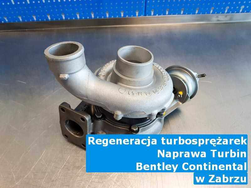 Turbosprężarki z auta Bentley Continental w pracowni regeneracji z Zabrza