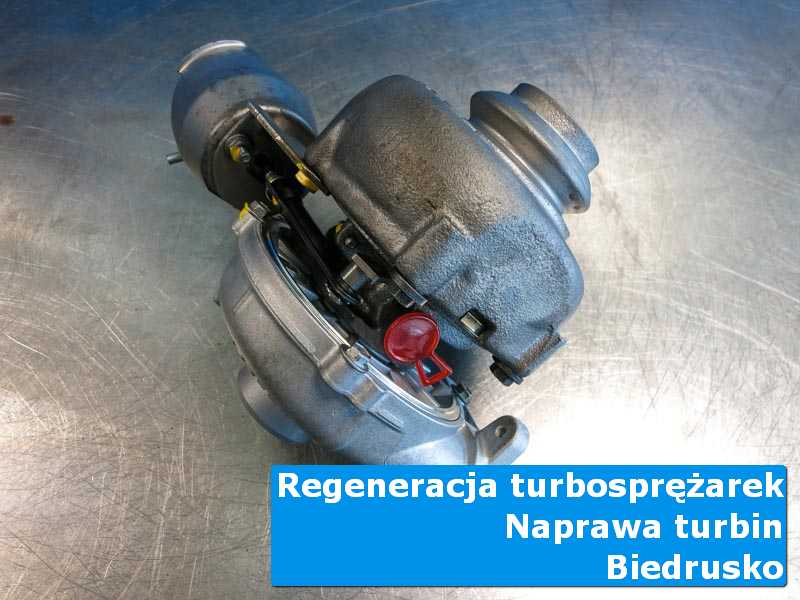Turbosprężarka po przywróceniu sprawności w laboratorium z Biedruska