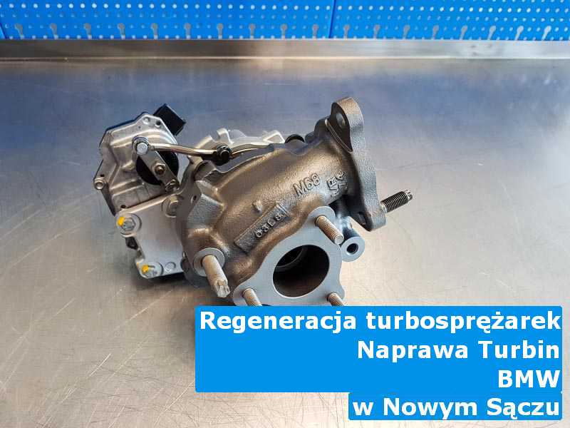 Turbosprężarka marki BMW w pracowni regeneracji z Nowego Sącza