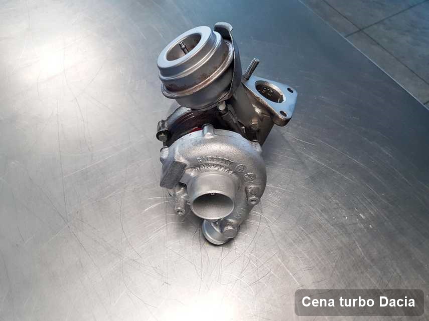 Turbina do diesla firmy Dacia zregenerowana w przedsiębiorstwie gdzie realizuje się serwis Cena turbo