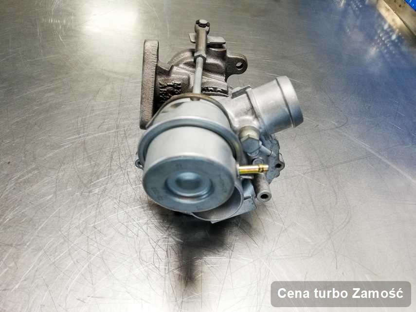 Turbosprężarka po wykonaniu zlecenia Cena turbo w pracowni regeneracji z Zamościa z przywróconymi osiągami przed wysyłką
