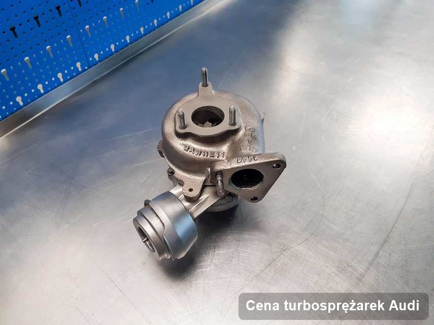 Turbosprężarka do auta marki Audi wyczyszczona w firmie gdzie przeprowadza się  usługę Cena turbosprężarek