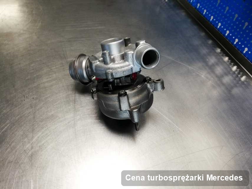 Turbina do pojazdu firmy Mercedes wyremontowana w przedsiębiorstwie gdzie przeprowadza się  serwis Cena turbosprężarki