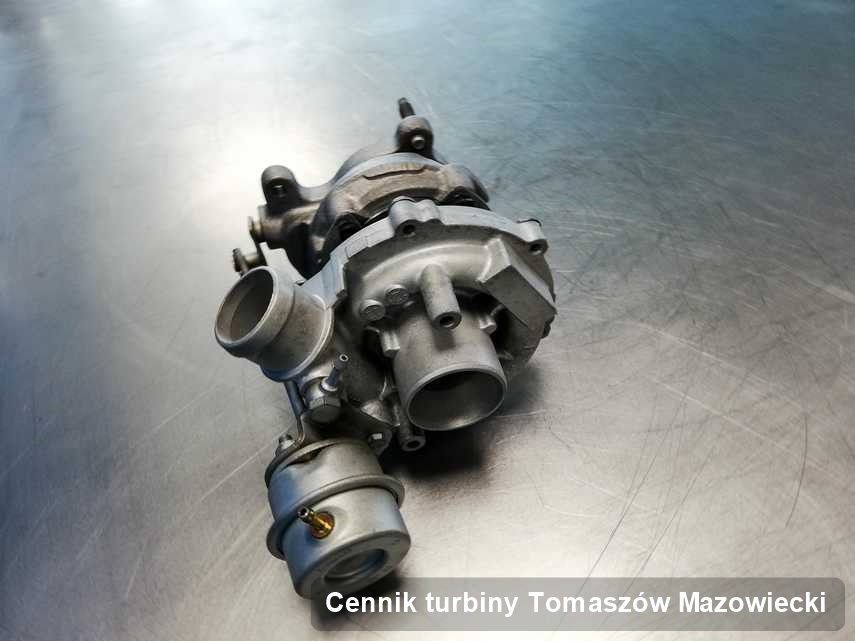Turbosprężarka po przeprowadzeniu serwisu Cennik turbiny w firmie w Tomaszowie Mazowieckim z przywróconymi osiągami przed spakowaniem