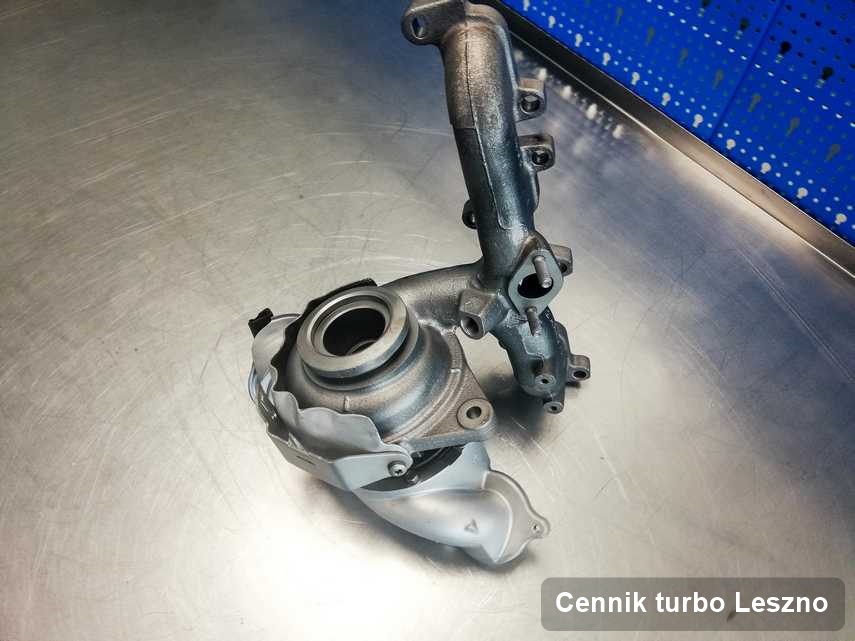 Turbosprężarka po zrealizowaniu serwisu Cennik turbo w pracowni regeneracji z Leszna o osiągach jak nowa przed spakowaniem