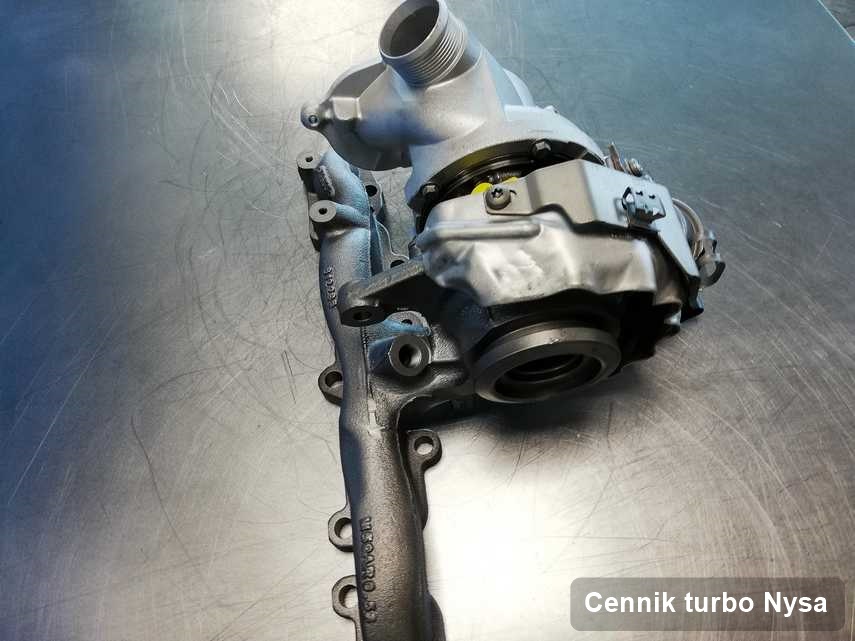 Turbosprężarka po wykonaniu zlecenia Cennik turbo w serwisie z Nysy w świetnej kondycji przed wysyłką