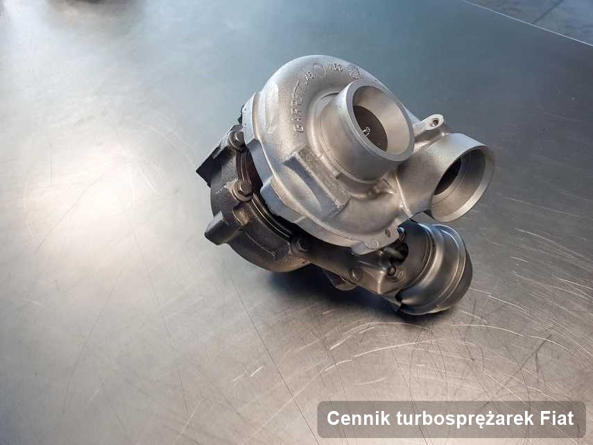 Turbina do auta producenta Fiat naprawiona w przedsiębiorstwie gdzie realizuje się usługę Cennik turbosprężarek