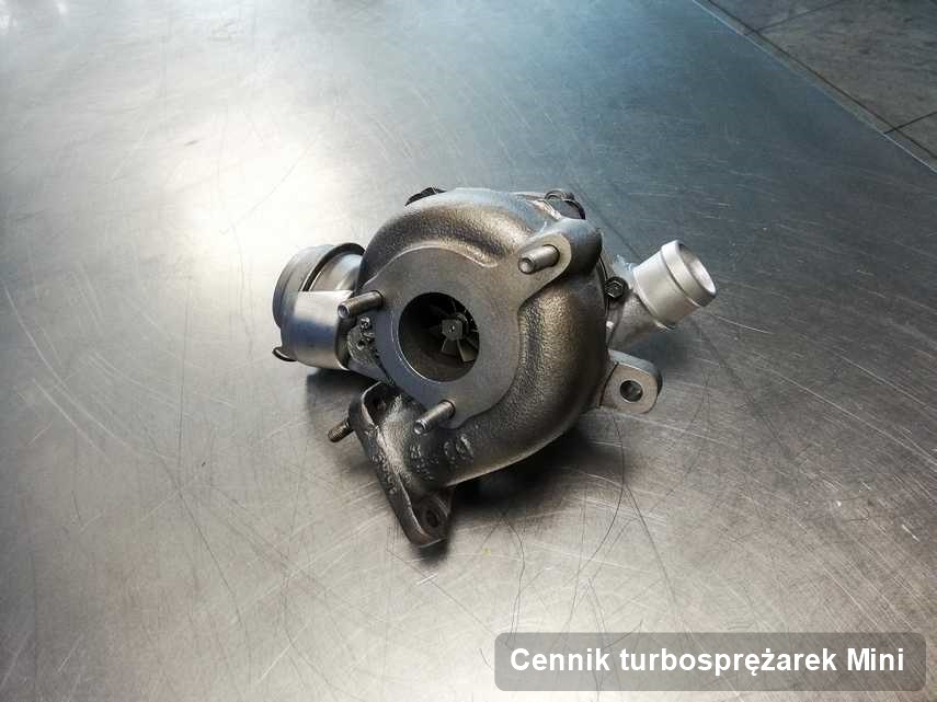 Turbosprężarka do samochodu firmy Mini wyczyszczona w przedsiębiorstwie gdzie wykonuje się serwis Cennik turbosprężarek