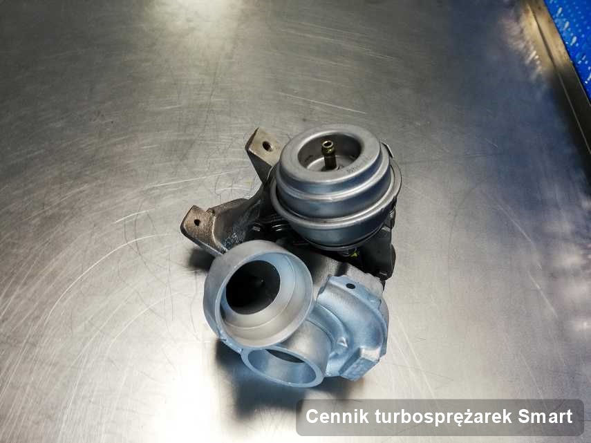 Turbosprężarka do samochodu z logo Smart zregenerowana w pracowni gdzie wykonuje się serwis Cennik turbosprężarek
