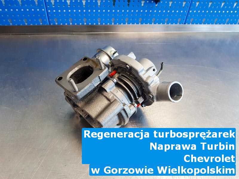 Turbosprężarka z pojazdu marki Chevrolet wysłana do pracowni z Gorzowa Wielkopolskiego