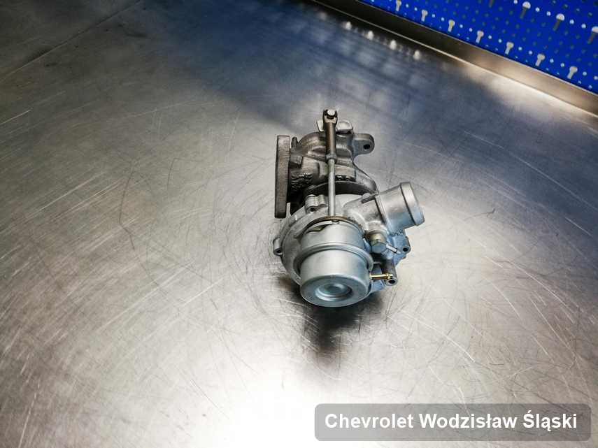 Naprawiona w pracowni w Wodzisławiu Śląskim turbosprężarka do samochodu firmy Chevrolet przyszykowana w pracowni po remoncie przed spakowaniem