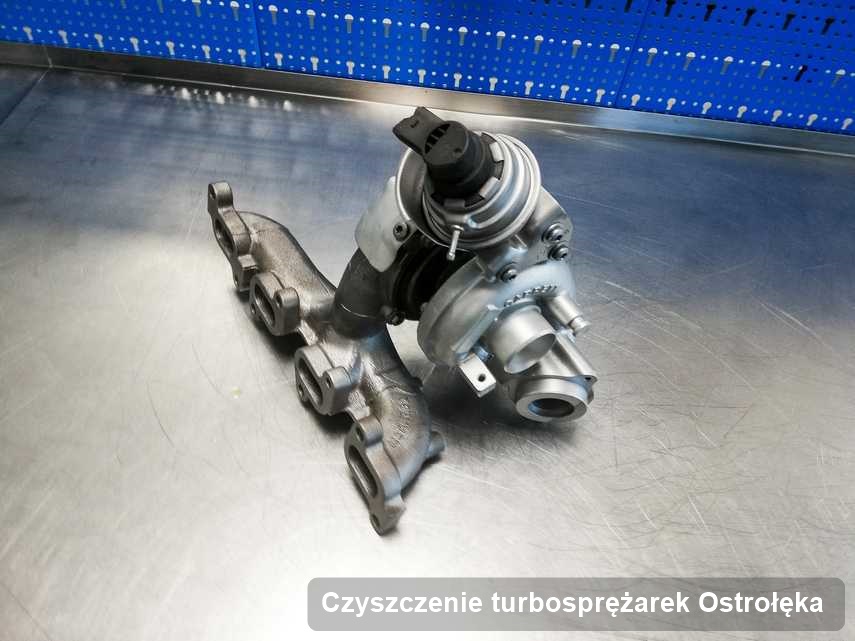 Turbosprężarka po realizacji zlecenia Czyszczenie turbosprężarek w firmie z Ostrołęki w doskonałej kondycji przed wysyłką