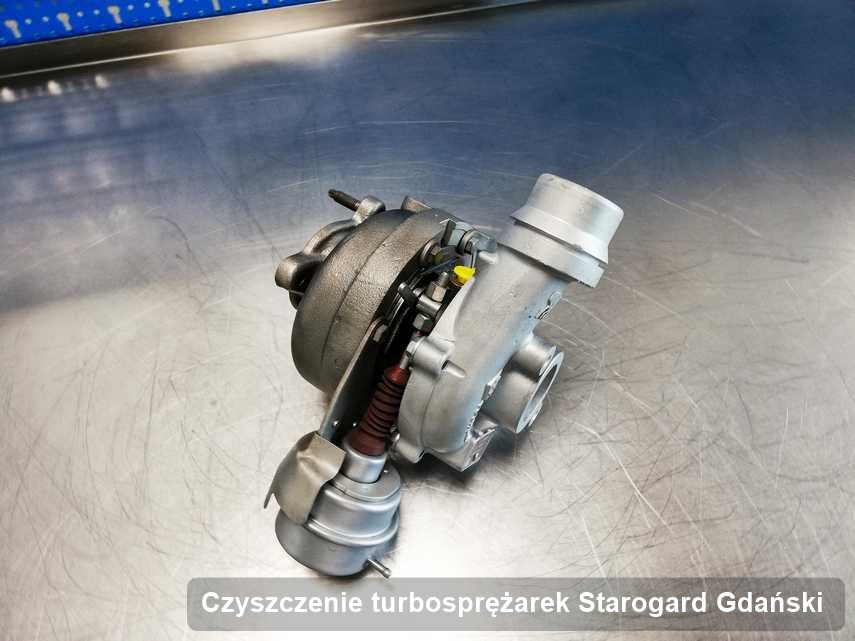 Turbo po zrealizowaniu usługi Czyszczenie turbosprężarek w warsztacie z Starogardu Gdańskiego o parametrach jak nowa przed wysyłką